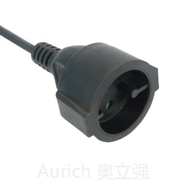 歐式防水延長線 防水插頭母插 歐標電線 VDE電源線插頭 生產(chǎn)廠家