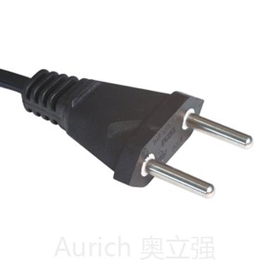 瑞士插頭，兩芯插頭電源線，SEV電源線廠家